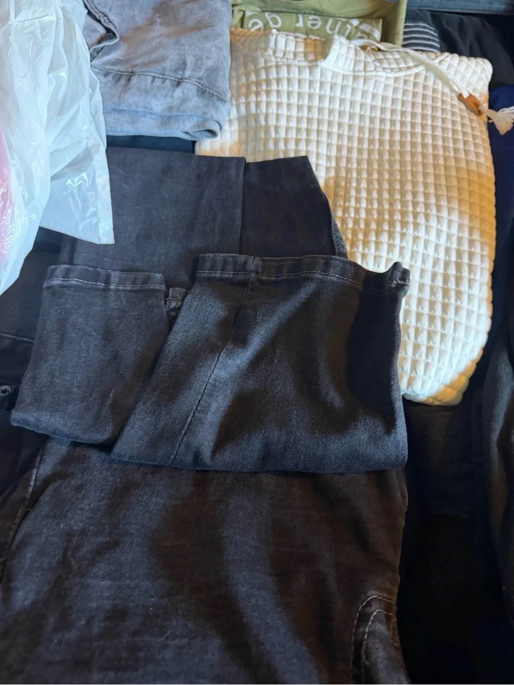 Black Denim Jeans - Classic 5-Pocket Style